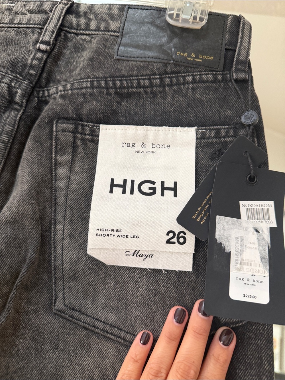 SOLD!! rag & bone Maya High Rise Wide Leg! BNWT! Size 26! - Picture 5 of 7